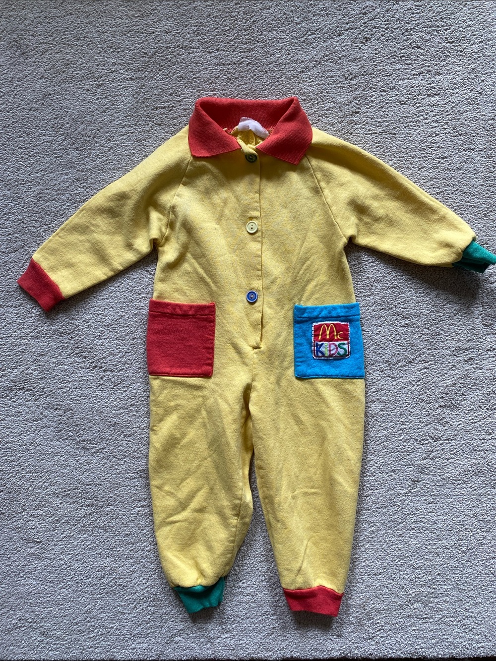Vintage McDonald’s McKids Onesie